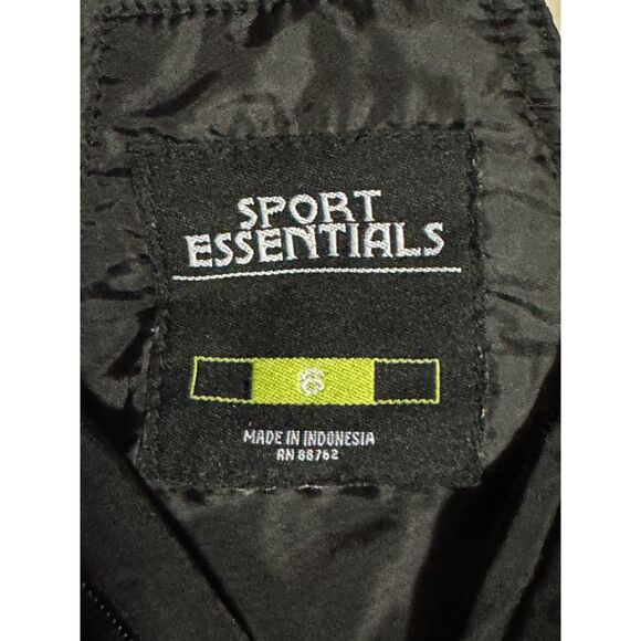 Sport Essentials Black Snow Bib Overalls - Picture 4 of 4